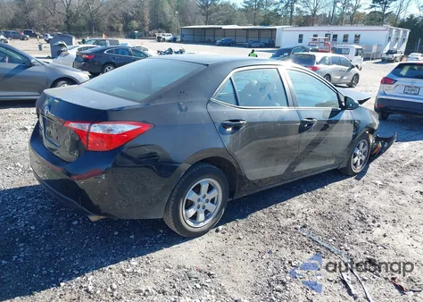 2015 Toyota Corolla L from USA, damaged, VIN 2T1BURHE2FC257421